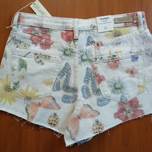 NWT Blank NYC Barrow Butterfly Hi-Rise Shorts - 27W - Picture 4 of 6